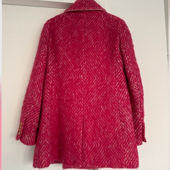 J. Crew Pink Pea Coat - Picture 8 of 10